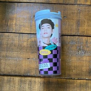 NEW V BTS DRINK PLASTIC CUP